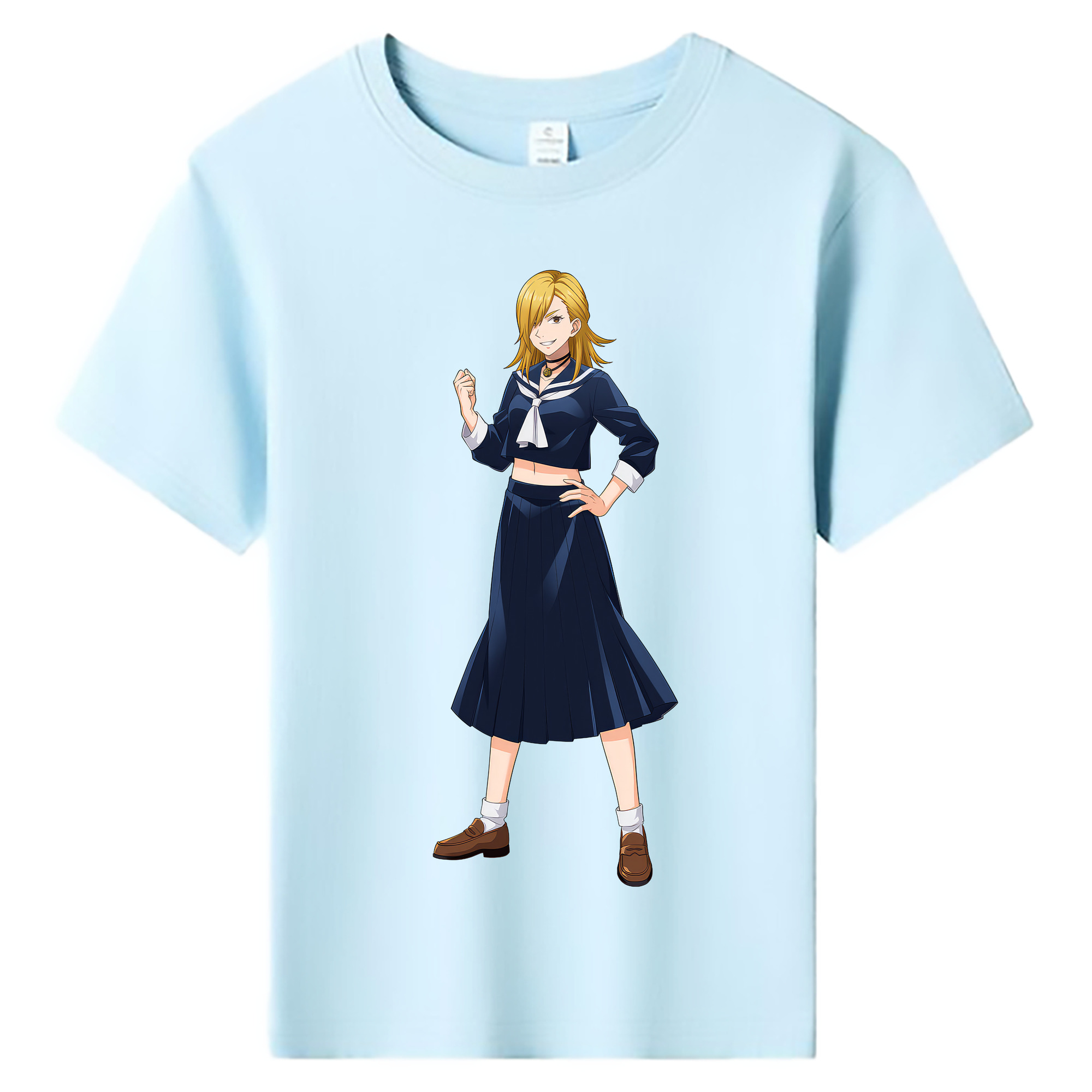 （画像用） 呪術廻戦 Jujutsu Kaisen 綿100％キッズTシャツ（フロントプリント）